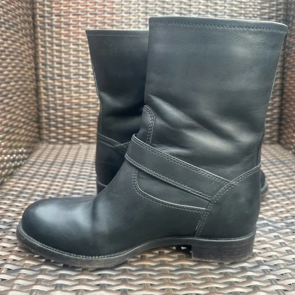 Prada Black Combat & Moto Boots - Picture 6 of 10